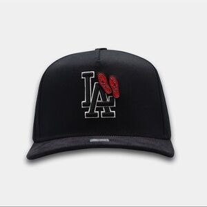 Black LA Logo Hat SnapBack Cap